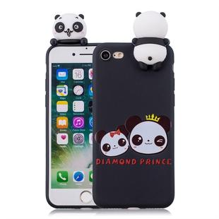 For iPhone 7 / 8 Shockproof Cartoon TPU Protective Case(Two Pandas)