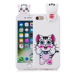 For iPhone 7 / 8 Shockproof Cartoon TPU Protective Case(Cat)