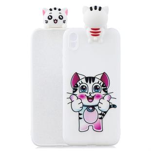 For Huawei Enjoy 8s Shockproof Cartoon TPU Protective Case(Cat)