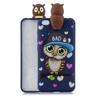 For Xiaomi Redmi Go Shockproof Cartoon TPU Protective Case(Blue Owl)