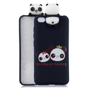 For Xiaomi Redmi Go Shockproof Cartoon TPU Protective Case(Two Pandas)