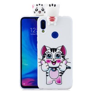 For Xiaomi Redmi Note 7 Shockproof Cartoon TPU Protective Case(Cat)