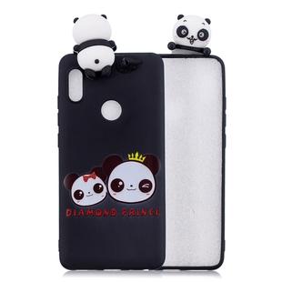 For Xiaomi Redmi Note 5 Pro Shockproof Cartoon TPU Protective Case(Two Pandas)