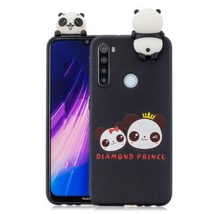 For Xiaomi Redmi Note 8 Shockproof Cartoon TPU Protective Case(Two Pandas)