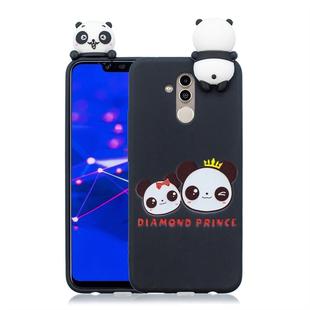 For Huawei Mate 20 Lite Shockproof Cartoon TPU Protective Case(Two Pandas)