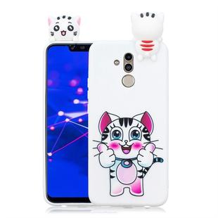 For Huawei Mate 20 Lite Shockproof Cartoon TPU Protective Case(Cat)