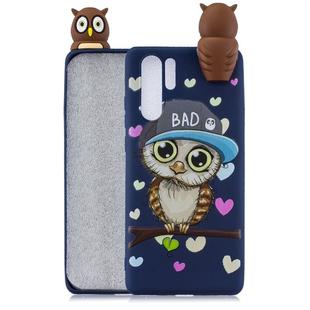 For Huawei P30 Pro Shockproof Cartoon TPU Protective Case(Blue Owl)