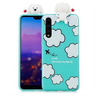 For Huawei P20 Shockproof Cartoon TPU Protective Case(Clouds)