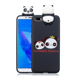 For Huawei Y5 (2018) Shockproof Cartoon TPU Protective Case(Two Pandas)