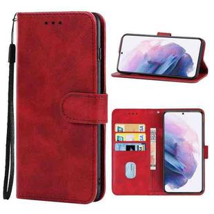 Leather Phone Case For Samsung Galaxy S22+ 5G(Red)