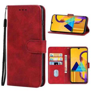 Leather Phone Case For Samsung Galaxy M30s / M21(Red)