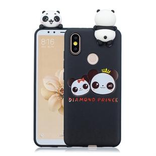 For Huawei Y6 (2019) Shockproof Cartoon TPU Protective Case(Two Pandas)