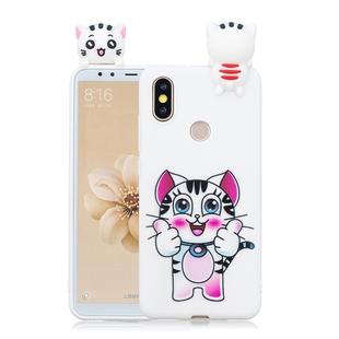 For Huawei Y6 (2019) Shockproof Cartoon TPU Protective Case(Cat)
