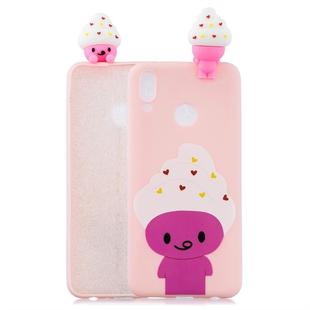 For Huawei Y9 (2019) Shockproof Cartoon TPU Protective Case(Ice Cream)