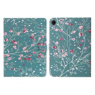 Colored Drawing Horizontal Flip Leather Tablet Case For iPad mini 6(Apricot Blossom Tree)