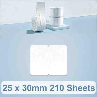 25 x 30mm 210 Sheets Thermal Printing Label Paper For NiiMbot D101 / D11(Snow)