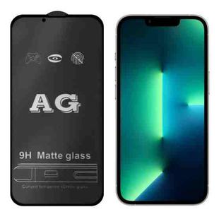 For iPhone 13 Pro Max AG Matte Frosted Full Cover Tempered Glass Film  