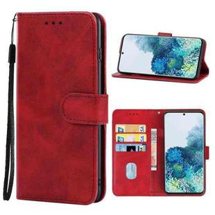 For Samsung Galaxy S20 Leather Phone Case(Red)