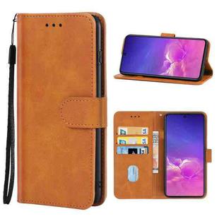 For Samsung Galaxy S10 Lite / A91 / M80s Leather Phone Case(Brown)