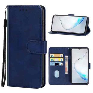 For Samsung Galaxy Note10 Lite / A81 Leather Phone Case(Blue)