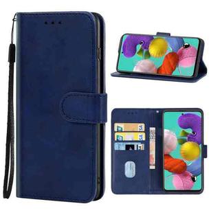 For Samsung Galaxy A51 5G Leather Phone Case(Blue)