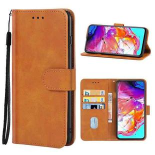 For Samsung Galaxy A70 /  A70s Leather Phone Case(Brown)