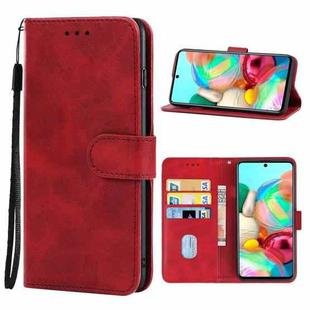 For Samsung Galaxy A71 4G Leather Phone Case(Red)