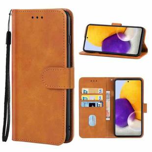 For Samsung Galaxy A72 4G / 5G Leather Phone Case(Brown)