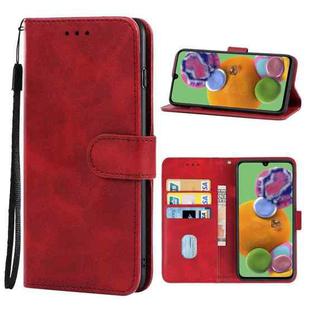 For Samsung Galaxy A90 5G Leather Phone Case(Red)