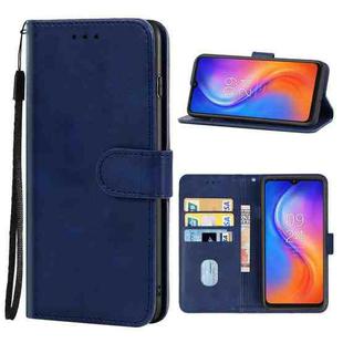 For Tecno  Spark 8 Leather Phone Case(Blue)