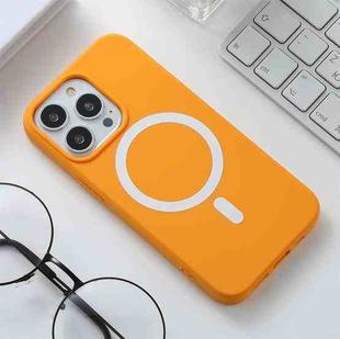 Silicone Magsafe Phone Case For iPhone 13 Pro Max(Yellow)