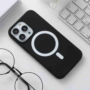 Silicone Magsafe Phone Case For iPhone 13 Pro(Black)