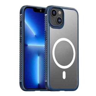 For iPhone 13 Matte Magsafe Phone Case(Dark Blue)