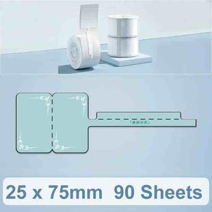 25 x 75mm 90 Sheets Thermal Printing Label Paper For NiiMbot D101 / D11(Summer)