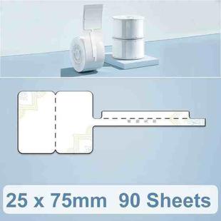 25 x 75mm 90 Sheets Thermal Printing Label Paper For NiiMbot D101 / D11(Flower Print)