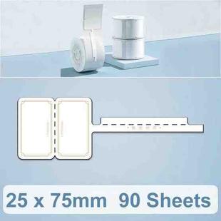 25 x 75mm 90 Sheets Thermal Printing Label Paper For NiiMbot D101 / D11(Elegant)