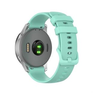 For Garmin Silicone Smart Watch Watch Band, Size:20mm Universal(Mint Green)