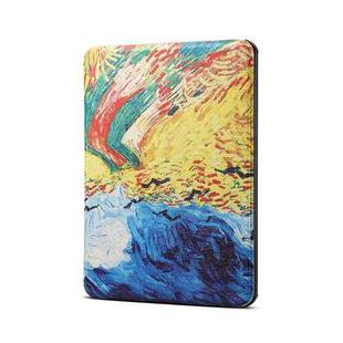 For Amazon Kindle Paperwhite 5 2021 Pattern PU Leather Tablet Case(Van Gogh Oil Painting)