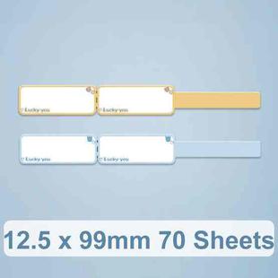 12.5 x 99mm 70 Sheets Thermal Label Data Cable Sort Stickers For NiiMbot D101 / D11(Lucky You)