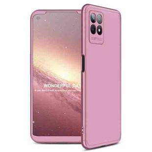 For OPPO Realme 8i GKK Three Stage Splicing Full Coverage PC Phone Case(Rose Gold)