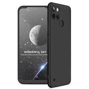 For OPPO Realme C21Y GKK Three Stage Splicing Full Coverage PC Phone Case(Black)