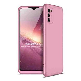 For Samsung Galaxy A02s / M02s GKK Three Stage Splicing Full Coverage PC Phone Case(Rose Gold)