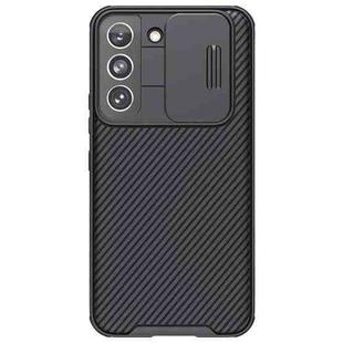 For Samsung Galaxy S22 5G NILLKIN Black Mirror Pro Series Camshield Phone Case(Black)