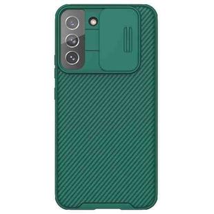 For Samsung Galaxy S22+ 5G NILLKIN Black Mirror Pro Series Camshield Phone Case(Green)