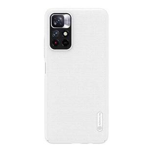 For Xiaomi Redmi Note 11 5G / 11T 5G / 11S 5G / Poco M4 Pro 5G NILLKIN Frosted PC Phone Case(White)