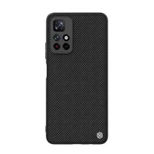 For Xiaomi Redmi Note 11 5G / 11T 5G / 11S 5G / Poco M4 Pro 5G NILLKIN 3D Textured Nylon Fiber TPU Phone Case(Black)