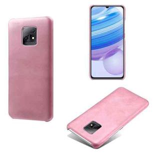 For Xiaomi Redmi 10X 5G / 10X Pro 5G Calf Texture PC + PU Phone Case(Pink)