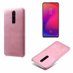 For Xiaomi Redmi K20 / K20 Pro / Mi 9T / Mi 9T Pro Calf Texture PC + PU Phone Case(Pink)