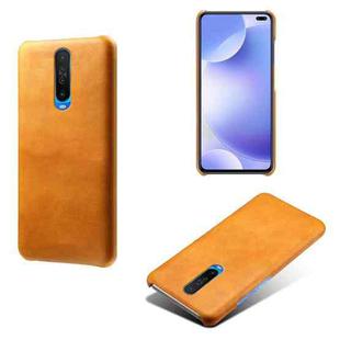 For Xiaomi Poco F2 Pro / Redmi K30 4G / K30i 5G / POCO X2 Calf Texture PC + PU Phone Case(Orange)