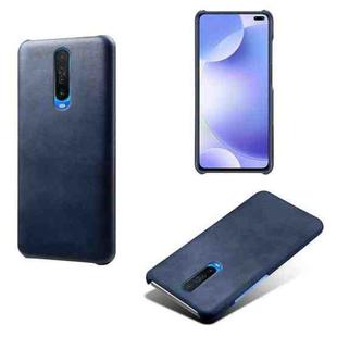 For Xiaomi Poco F2 Pro / Redmi K30 4G / K30i 5G / POCO X2 Calf Texture PC + PU Phone Case(Blue)